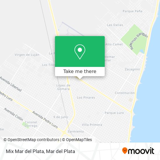 Mapa de Mix Mar del Plata