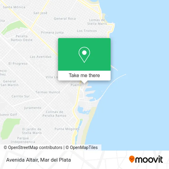 Avenida Altair map