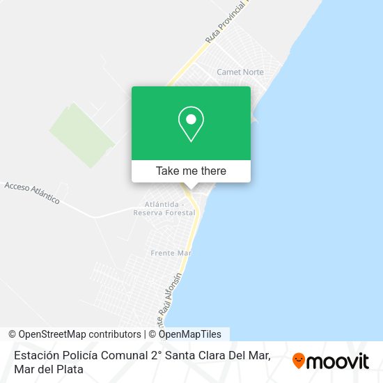Estación Policía Comunal 2° Santa Clara Del Mar map