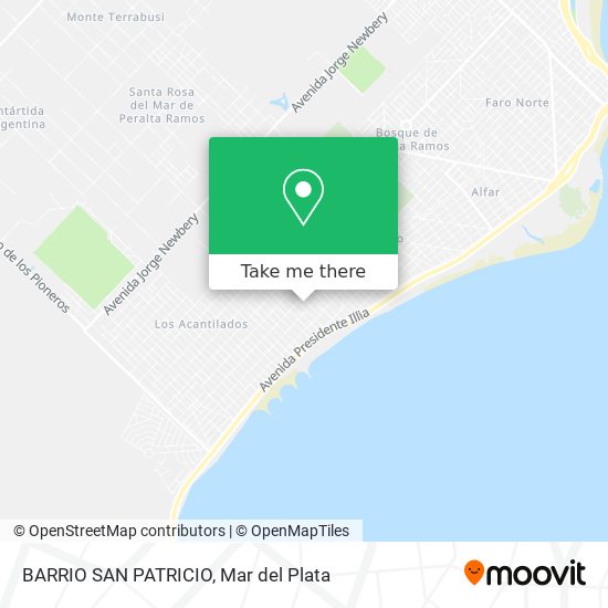 BARRIO SAN PATRICIO map