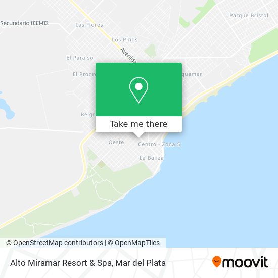 Alto Miramar Resort & Spa map