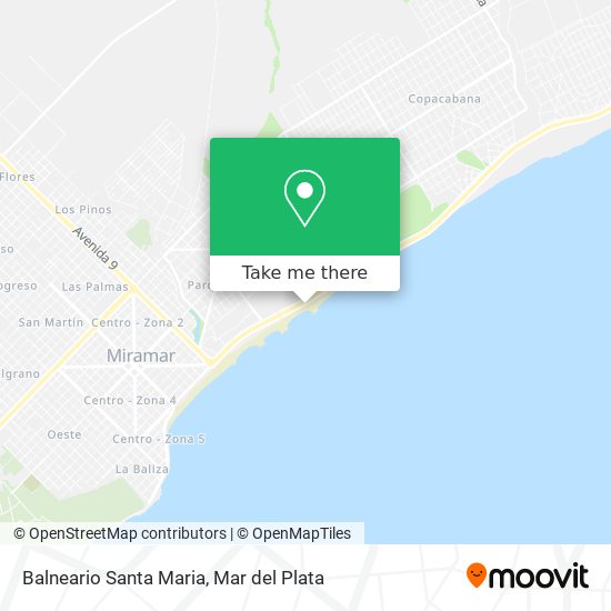 Balneario Santa Maria map