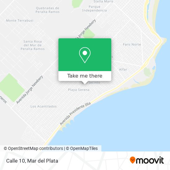 Mapa de Calle 10