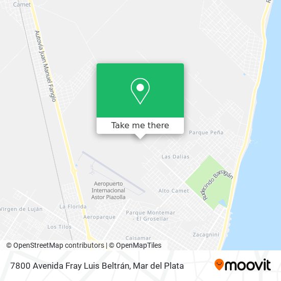 Mapa de 7800 Avenida Fray Luis Beltrán