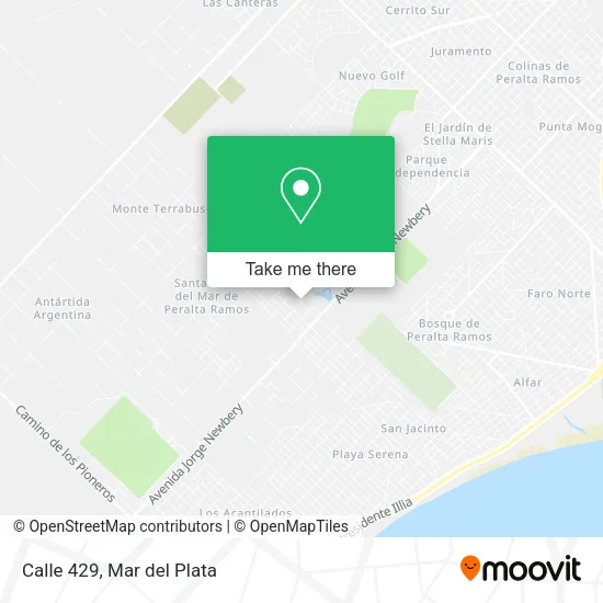Calle 429 map