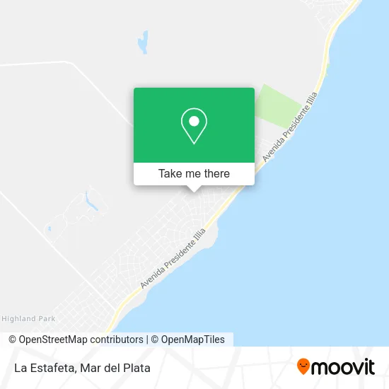 La Estafeta map
