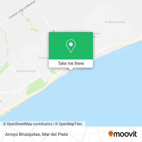 Arroyo Brusquitas map