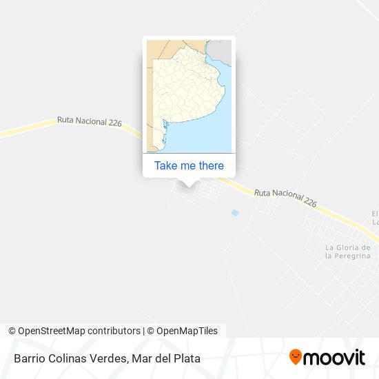 Mapa de Barrio Colinas Verdes