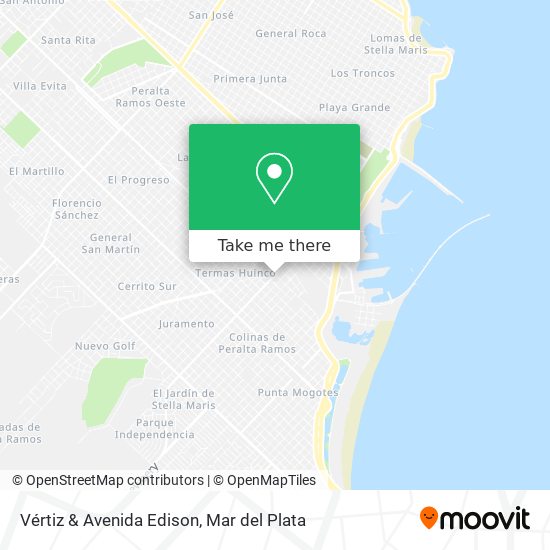 Vértiz & Avenida Edison map