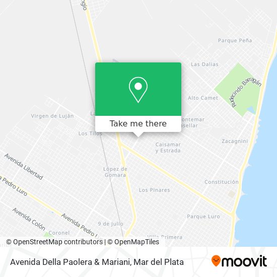 Avenida Della Paolera & Mariani map