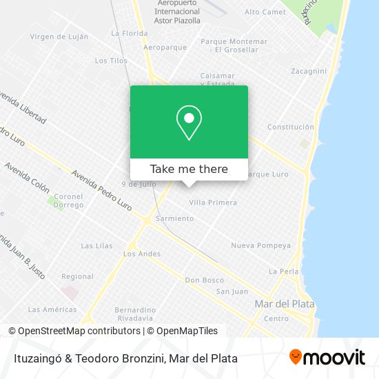 Mapa de Ituzaingó & Teodoro Bronzini