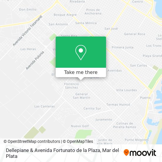 Mapa de Dellepiane & Avenida Fortunato de la Plaza