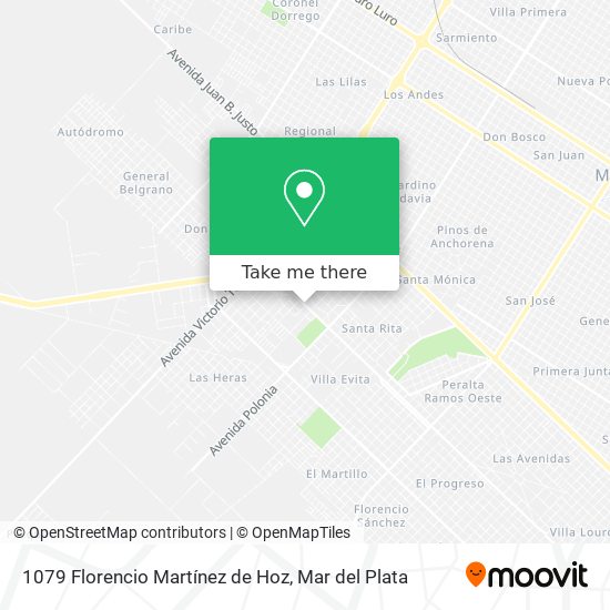 1079 Florencio Martínez de Hoz map