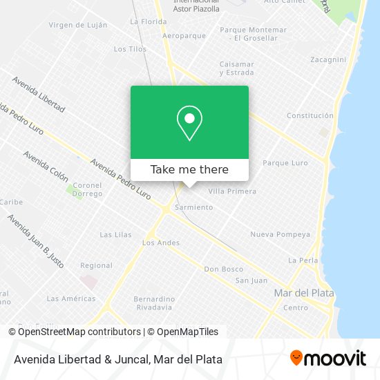 Avenida Libertad & Juncal map