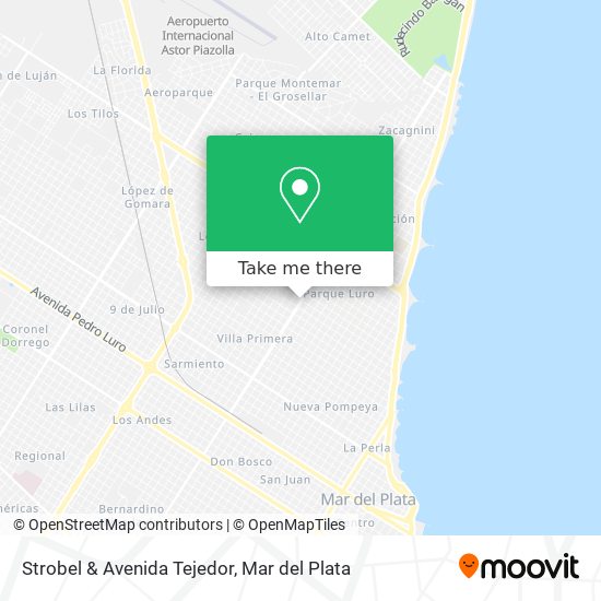 Strobel & Avenida Tejedor map