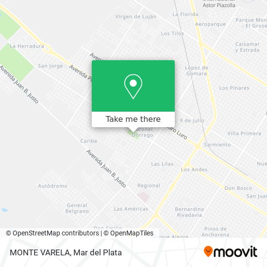 Mapa de MONTE VARELA