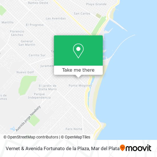 Vernet & Avenida Fortunato de la Plaza map