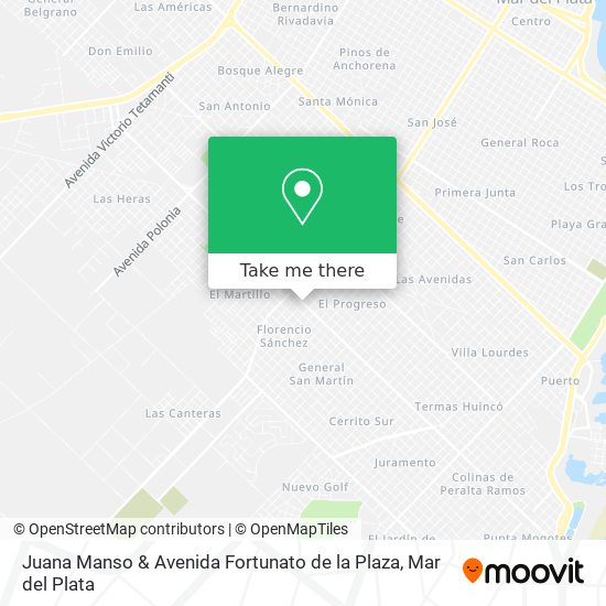 Juana Manso & Avenida Fortunato de la Plaza map