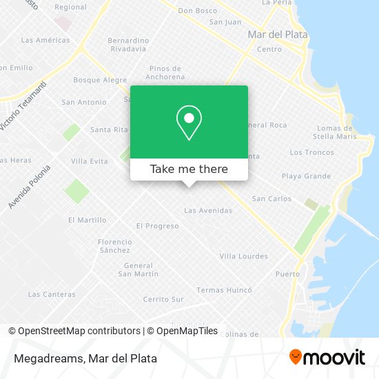 Mapa de Megadreams
