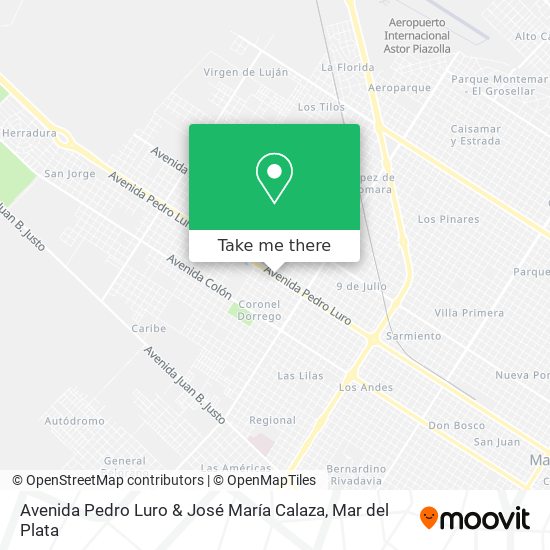 Avenida Pedro Luro & José María Calaza map