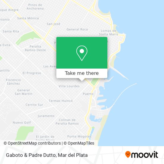 Mapa de Gaboto & Padre Dutto