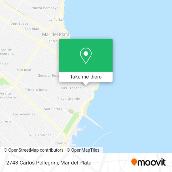 2743 Carlos Pellegrini map