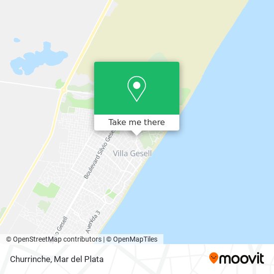 Mapa de Churrinche