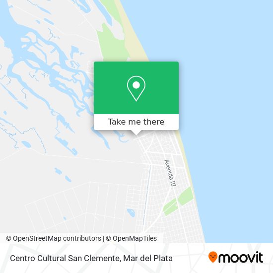 Mapa de Centro Cultural San Clemente
