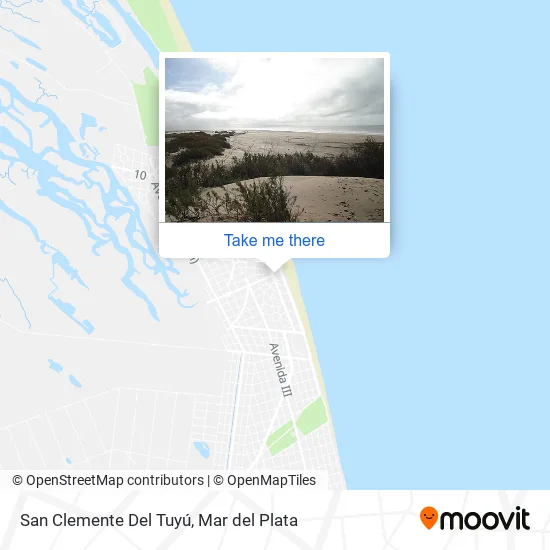 San Clemente Del Tuyú map