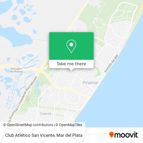 Club Atlético San Vicente map