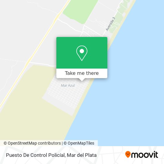 Puesto De Control Policíal map