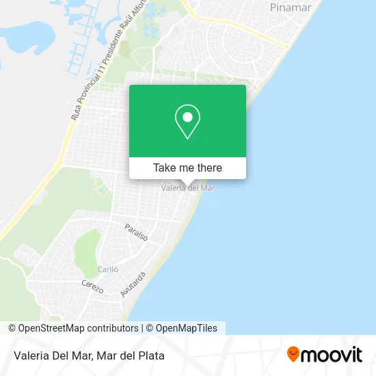 Valeria Del Mar map