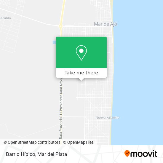 Barrio Hípico map