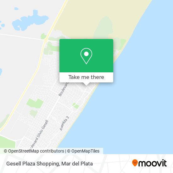 Mapa de Gesell Plaza Shopping
