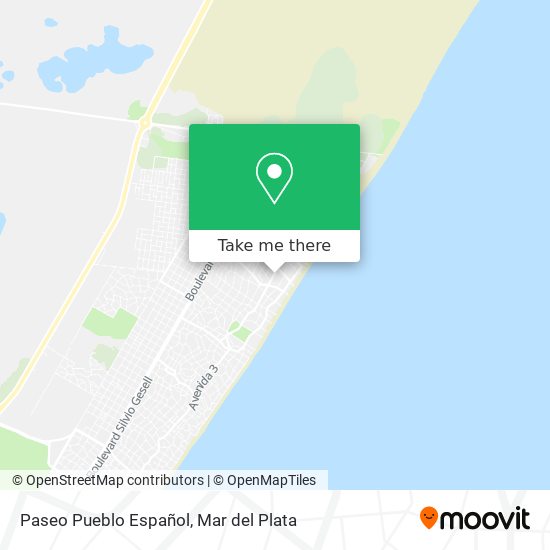 Paseo Pueblo Español map