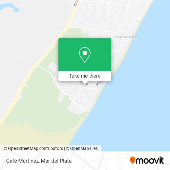 Café Martínez map