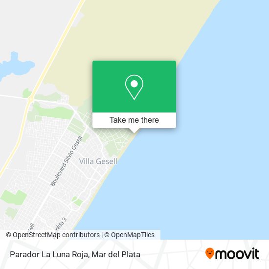 Parador La Luna Roja map