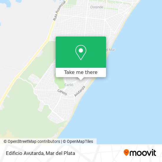 Edificio Avutarda map