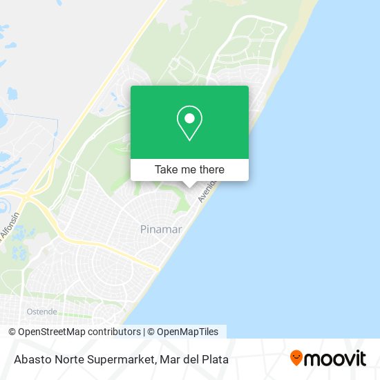 Abasto Norte Supermarket map