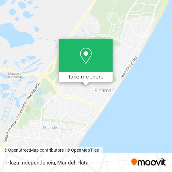 Plaza Independencia map