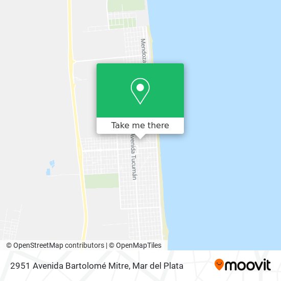 Mapa de 2951 Avenida Bartolomé Mitre