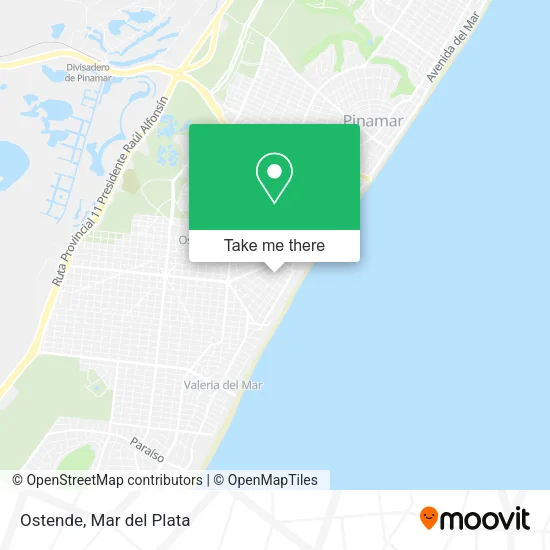 Ostende map