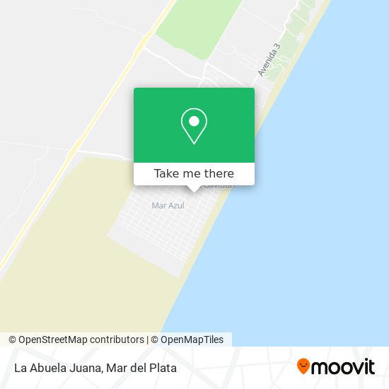 La Abuela Juana map