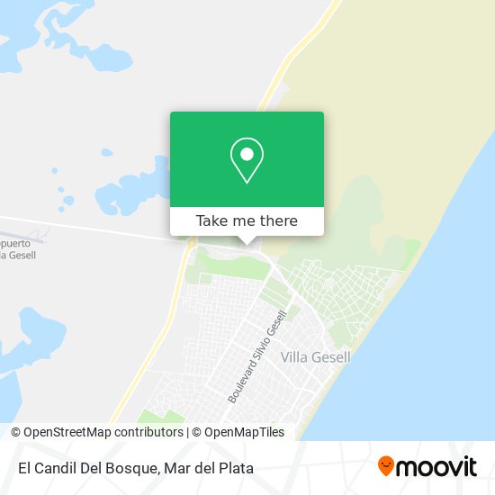 El Candil Del Bosque map