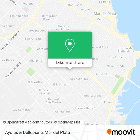 Ayolas & Dellepiane map