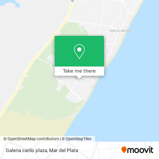 Mapa de Galeria carilo plaza