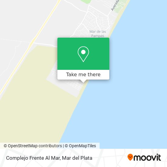 Mapa de Complejo Frente Al Mar