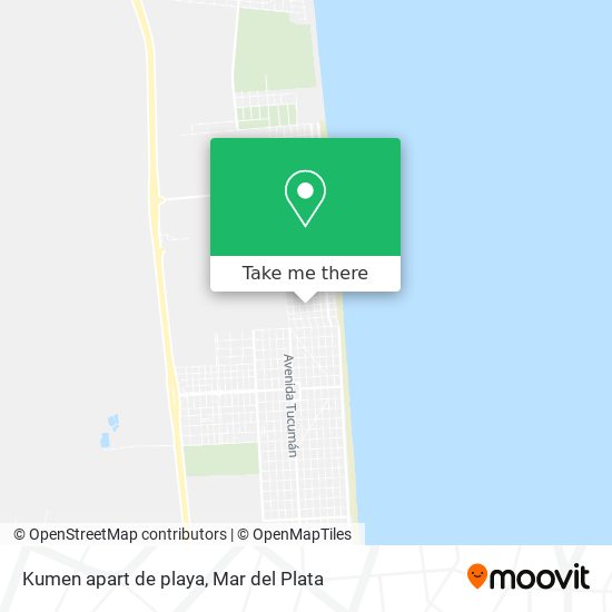 Kumen apart de playa map