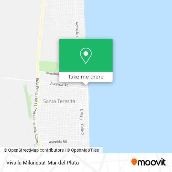 Viva la Milanesa! map