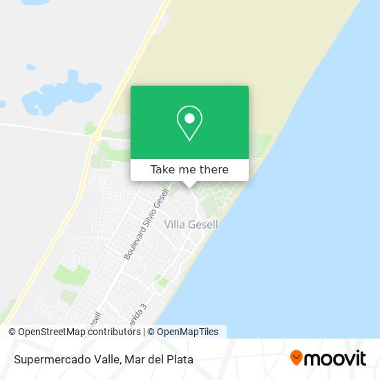 Supermercado Valle map